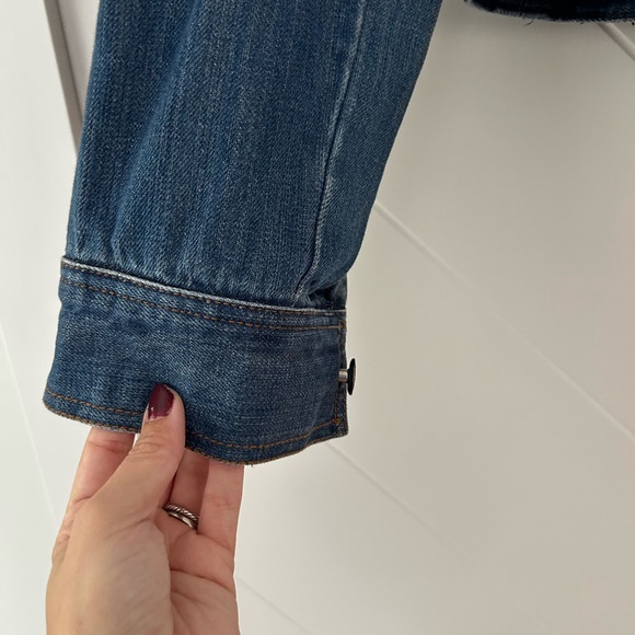 The Limited Dark Blue Jean Jacket - Picture 2 of 6